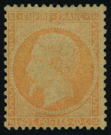 Neuf Avec Charnière N° 23a, 40c Orange Pâle, T.B. Signé Brun - Autres & Non Classés