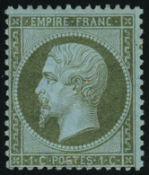 Neuf Avec Charnière N° 19 + 19a, 1c Olive, Les 2 Nuances T.B. - Andere & Zonder Classificatie