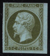 Neuf Avec Charnière N° 11a, 1c Bronze, Petit Bdf, Cl, Superbe - Autres & Non Classés