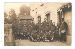 Carte Photo Militaria Groupe De Soldats Régiment 126 - Weltkrieg 1914-18