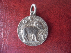 Pendentif Zodiacal BELIER En Métal 3 Grammes Signe Zodiaque - Pendenti