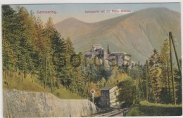 Austria - Semmering - Bahnpartie Bei Der Ruine Klamm - Semmering