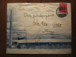 1938 FINLAND HELSINKI OLYMPIC GAMES COVER To NORWAY - Lettres & Documents