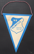 NK OLIMPIJA OSIJEK, Croatia FOOTBALL CLUB, SOCCER / FUTBOL / CALCIO,  OLD PENNANT, SPORTS FLAG - Kleding, Souvenirs & Andere