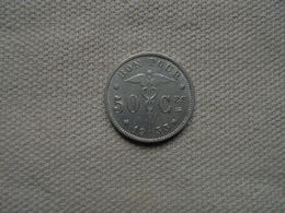 Ancien - Pièce Bon Pour 50 Centimes Belgique 1933 - 50 Cents