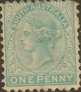 SOUTH AUSTRALIA 1868 1d QV SG 158 MNG #ZR163 - Neufs