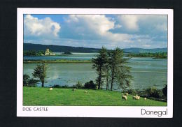 EIRE-IRLANDE- DONEGAL-  Doe Castle -  Voyagée Avec Timbre 1990 - Recto Verso- Paypal Free - Donegal