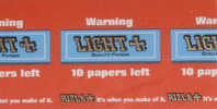 RIZLA WARNING PAPER 10 Left - Other & Unclassified