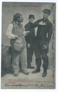 392 - Pitou à La Cantine -Conscrit Militaire Cruche Costume Uniforme - Circulée Neschers 63 - Maucourt - Semeuse Lignée - Humoristiques