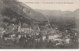 38 - VOREPPE - Vue Générale Et La Route De Grenoble - Voreppe