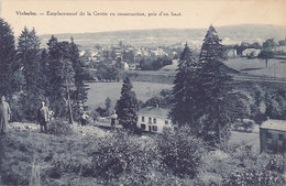 Vielsam - Emplacement De La Grotte En Construction, Pris D'en Haut (animée, Edition Belge) - Vielsalm