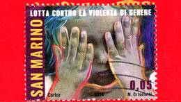 SAN MARINO - Usato - 2014 - Lotta Contro La Violenza Di Genere - 0,05 - Violenza Fisica, Bambino Che Si Copre Il Volto - Used Stamps