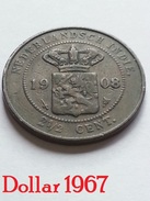 1/2 Cent Nederlandsch Indië 1908 - Indes Neerlandesas