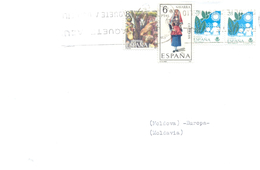 1999. Spain, The Letter Sent By Ordinary Post To Moldova - Briefe U. Dokumente