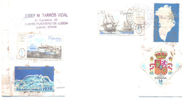 2000. Spain, The Letter Sent By Ordinary Post To Moldova - Storia Postale