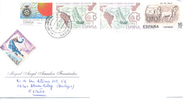 2000. Spain, The Letter Sent By Ordinary Post To Moldova - Briefe U. Dokumente