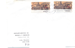 2001. Spain, The Letter Sent By Ordinary Post To Moldova - Brieven En Documenten