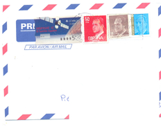 2001. Spain, The Letter Sent By Ordinary Post To Moldova - Briefe U. Dokumente