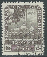 1919 FIUME USATO FONDAZIONE STUDIO 3 COR - F10-2 - Fiume