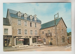 CPSM SAINT NICOLAS DU PELEM (Côtes D'Armor) - Hôtel De L'Ouest - Saint-Nicolas-du-Pélem