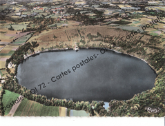 CPSM - Puy-de-Dôme - La France Touristique - Le Gour De Tazenat - Environs De Manzat - Vue Générale Et Panorama - Manzat