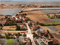 50-BARNEVILLE-SUR-MER- ROUTE DE LA PLAGE , VUE AERIENNE - Barneville