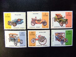 CUBA 1984 Autos Coches Antiguos Yvert 2586 / 2591 ** MNH - Neufs
