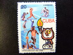 CUBA 1986 JUEGOS DEPORTIVOS UNIVERSITARIOS Yvert 2707 A ** MNH - Neufs