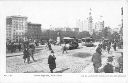 D5817 "NEW YORK - UNION SQUARE"  ANIMATA, TRAMWAY. CART NON SPED - Union Square