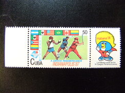 CUBA 1987 X JUEGOS PANAMERICANOS INDIANAPOLIS 87 Yvert 2786 ** MNH - Neufs