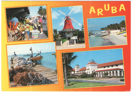 ARUBA - Nederlandse Antillen - Multivues - Olde Molen - Moulin - Not Used - Aruba