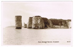 RB 1155 - Real Photo Postcard - Old Harry Rocks - Dorset - Autres & Non Classés