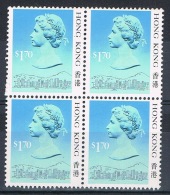 RB 1155 - Hong Kong China - 1987 $1.70 Type II (SG 547) MNH Block Of 4 Stamps Cat £32+ - Ongebruikt