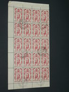 TIMBRES NEUFS D INDOCHINE 1889 A 1945  /  1943  EVEQUE D ADRAMS   20 CENTS / BLOC 20 TIMBRES MORCEAU DE FEUILLET - Ongebruikt