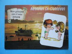 Marina Di Carrara - Vignetta Fidanzatini - Non Giocare Con Il Mio Amore - Tramonto - Carrara