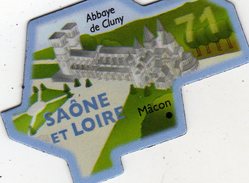 Magnets Magnet Le Gaulois Departement Tourisme France 71 Saone Et Loire - Tourisme