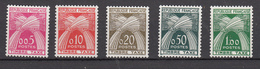 Francia - 1960 - Segnatasse Yv. 90/94 ** - 1960-.... Mint/hinged