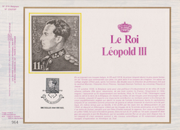 Feuillet Tirage Limité CEF 374 2111 Roi Léopold III - 1981-1990