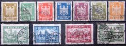 ALLEMAGNE EMPIRE                 N° 348/358                            OBLITERE - Used Stamps