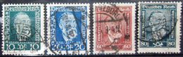 ALLEMAGNE EMPIRE                 N° 359/362                            OBLITERE - Used Stamps