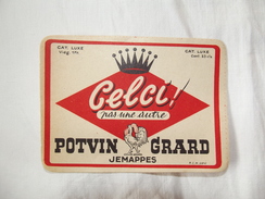 Ancienne étiquette à Bière CELCI Pas Une Autre Brasserie POTVIN-GRARD Jemappes . - Other
