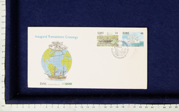 FDC 50th Years Inaugural Transatlantic Crossing EIRE IRELAND IRLAND (A085) - FDC