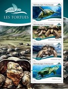 TOGO 2014 SHEET TURTLES TORTUES TARTARUGAS TORTUGAS TARTARUGHE SCHILDKROTEN REPTILIEN REPTILES MARINE LIFE Tg14721a - Togo (1960-...)
