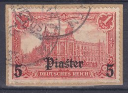 Germany Offices In Turkey 1905 Issues, Cut Square - Turquie (bureaux)
