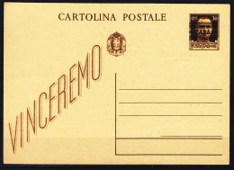 Germany Occupation Of Zadar (Zara) Sassone#C26 Very Nice Condition Mint Postal Card, Cat. 250 - German Occ.: Zara