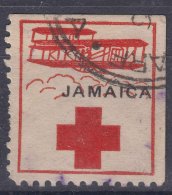 Jamaica Red Cross Airplane Stamp - Giamaica (...-1961)