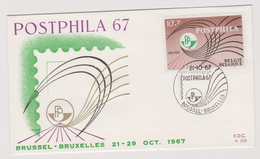 Enveloppe Brief Cover FDC 228 1435 Postphila 67 Pro-Post - 1961-1970