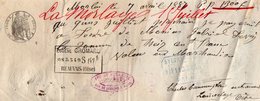 VP10.115 -  Lettre De Change - LAMORLAYE X BEAUVAIS ( Oise ) & PARIS - Bills Of Exchange