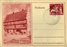 Drittes Reich 1942 Ganzsache Mi P 293, Goldschmiedekunst, Mit SST SA Wehrkampftag [140517KIV] - Postcards