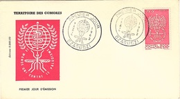 COL-L2 - COMORES FDC N° 25 Eradication Du Paludisme - Storia Postale